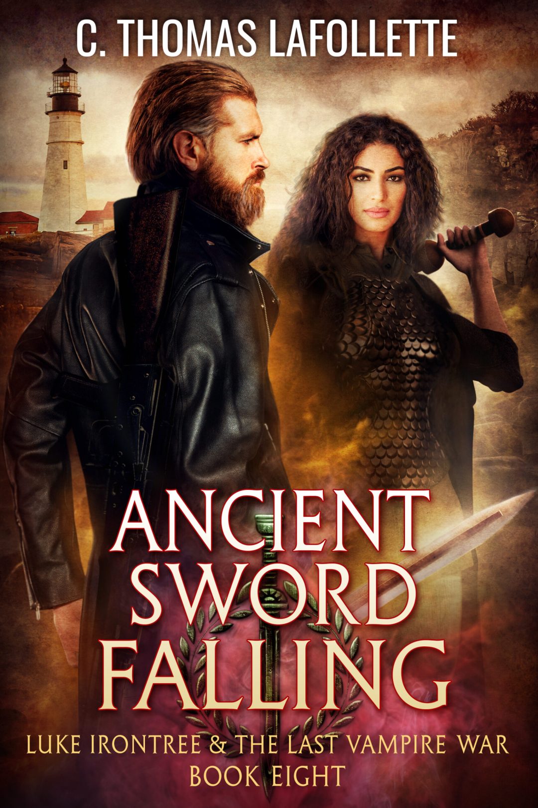 ancient sword falling