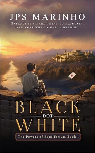 black dot white