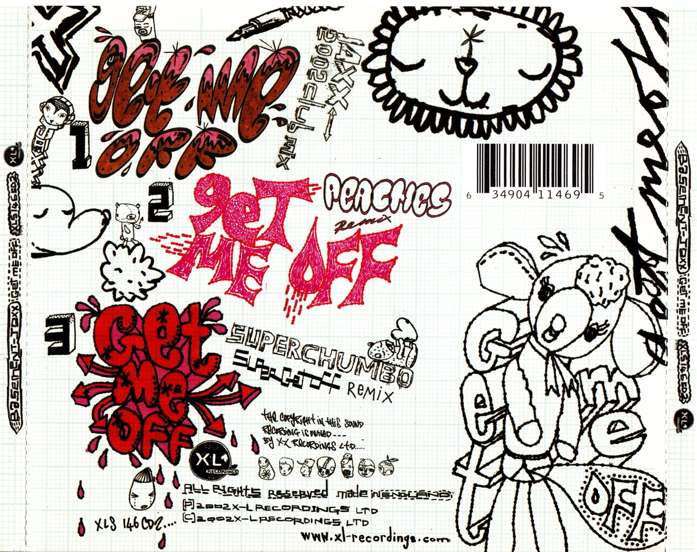 Basement Jaxx-Get Me Off (CD 2) drawings and type