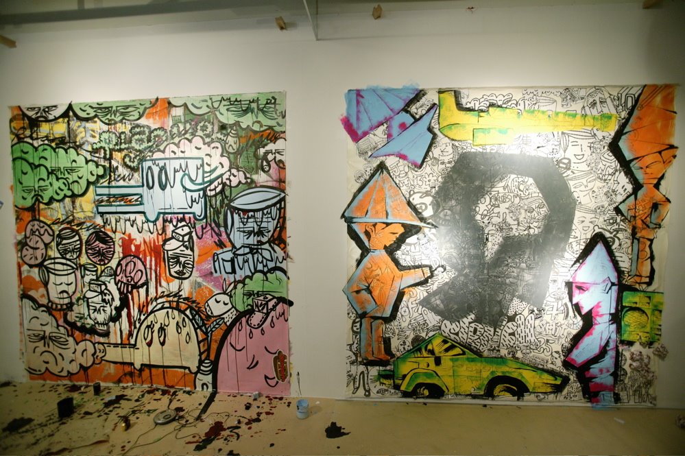 VERSUS EXHIBITION vol2 UK vs JAPAN (PARCO Tokyo) with Subway Lung as “NEW STENCH”