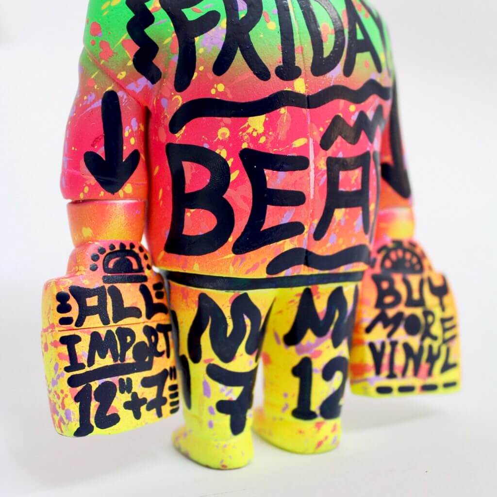 Hand painted 'Friday Bear' ③