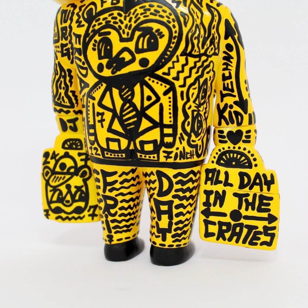 Hand painted 'Friday Bear' ④