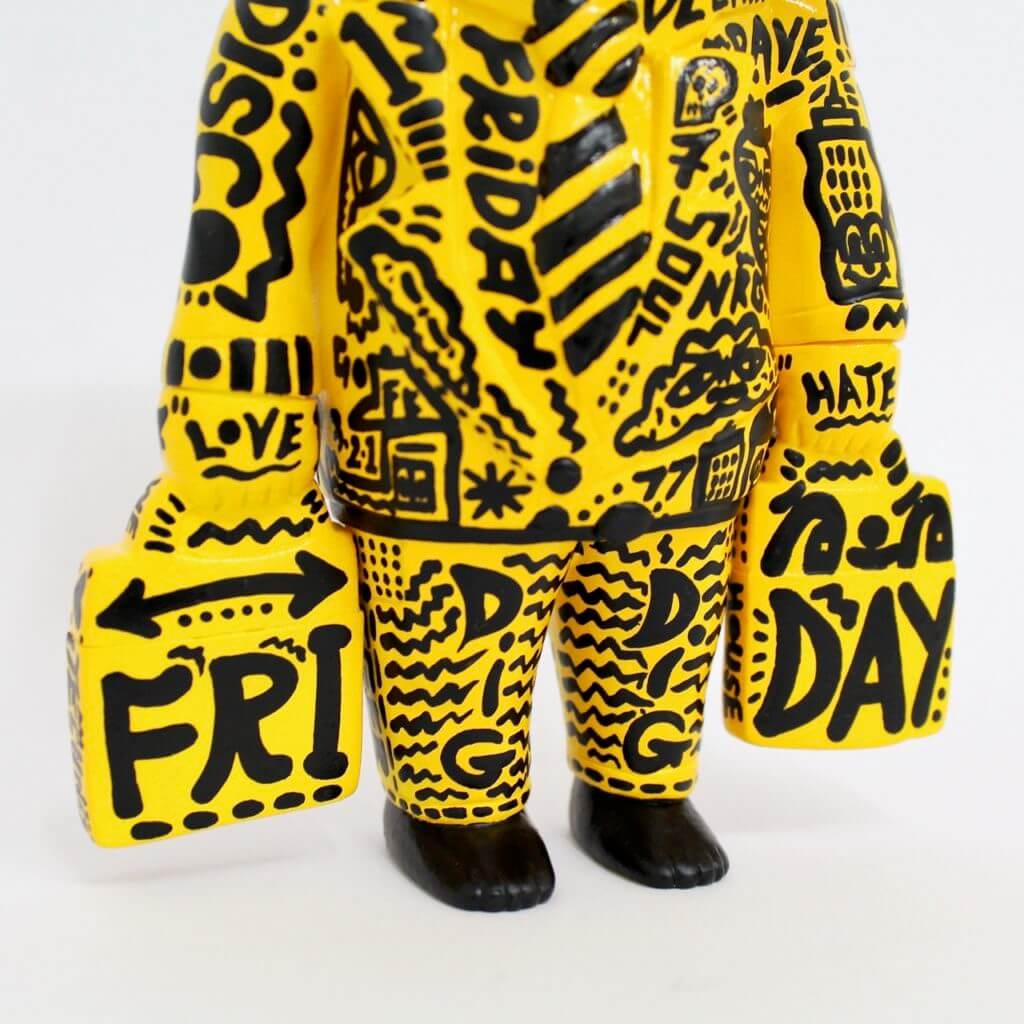 Hand painted 'Friday Bear' ④