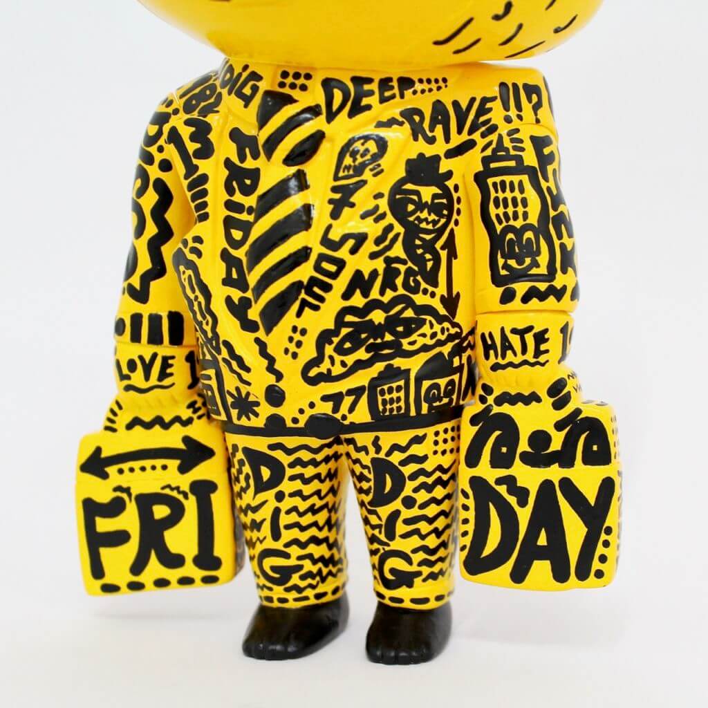 Hand painted 'Friday Bear' ④