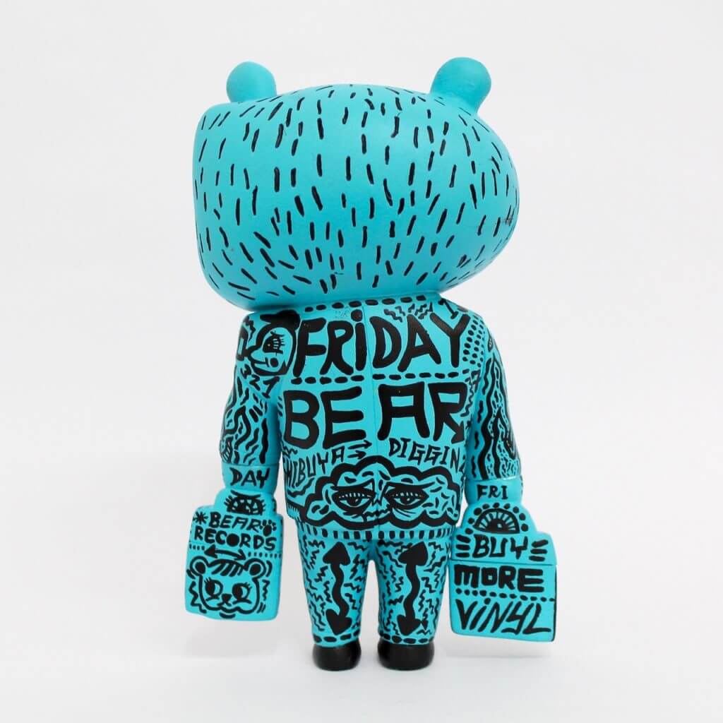 Hand painted 'Friday Bear' ⑤