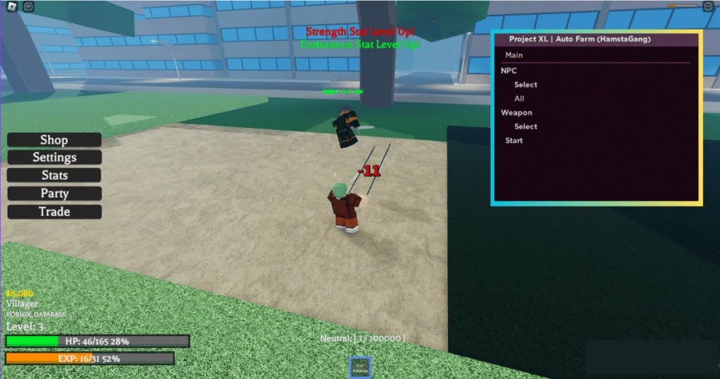 Roblox RPG Scripts 2026 Project XL Script 1024x539 