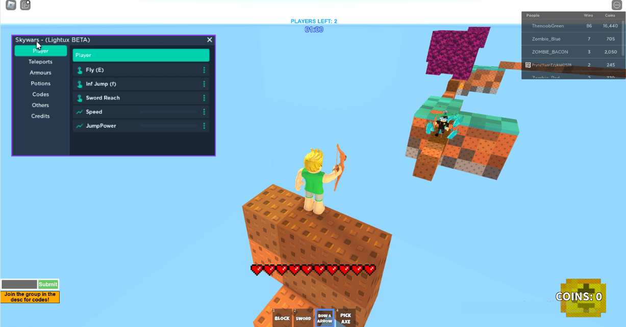 Scripts For Roblox RPG Games Roblox Database Skywars Script 