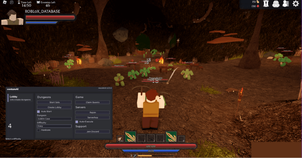 Scripts For Roblox RPG Games Roblox Database Venture Tale Script 1024x538 