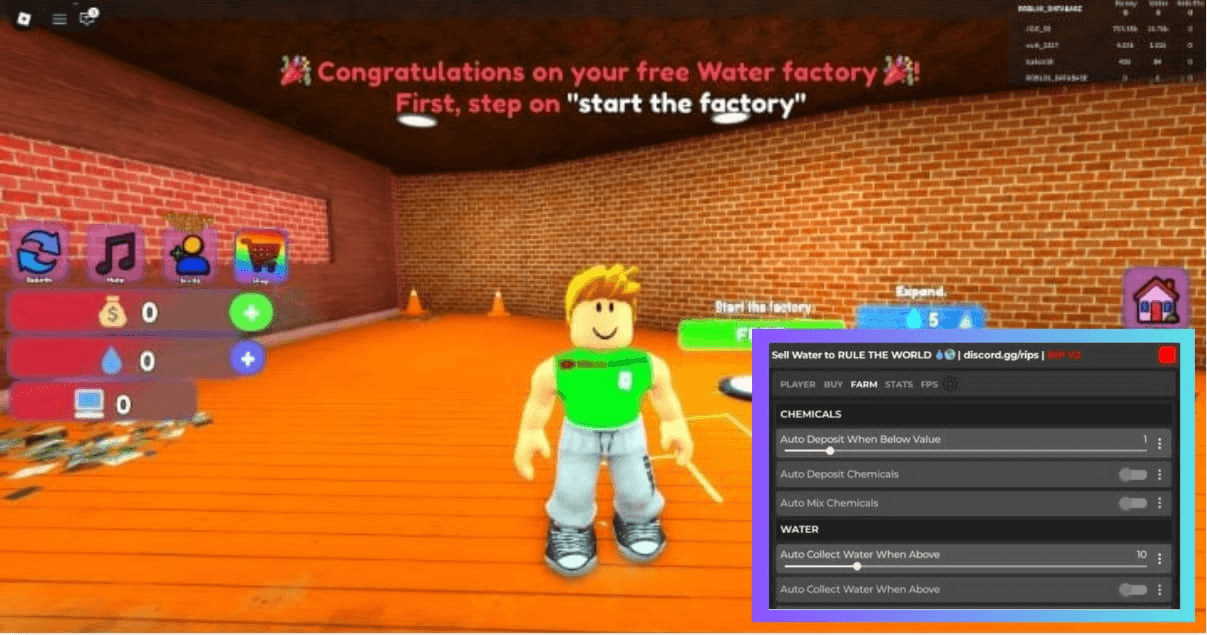 Roblox IDLE Scripts 2026 Sell Water To Rule The World Script 