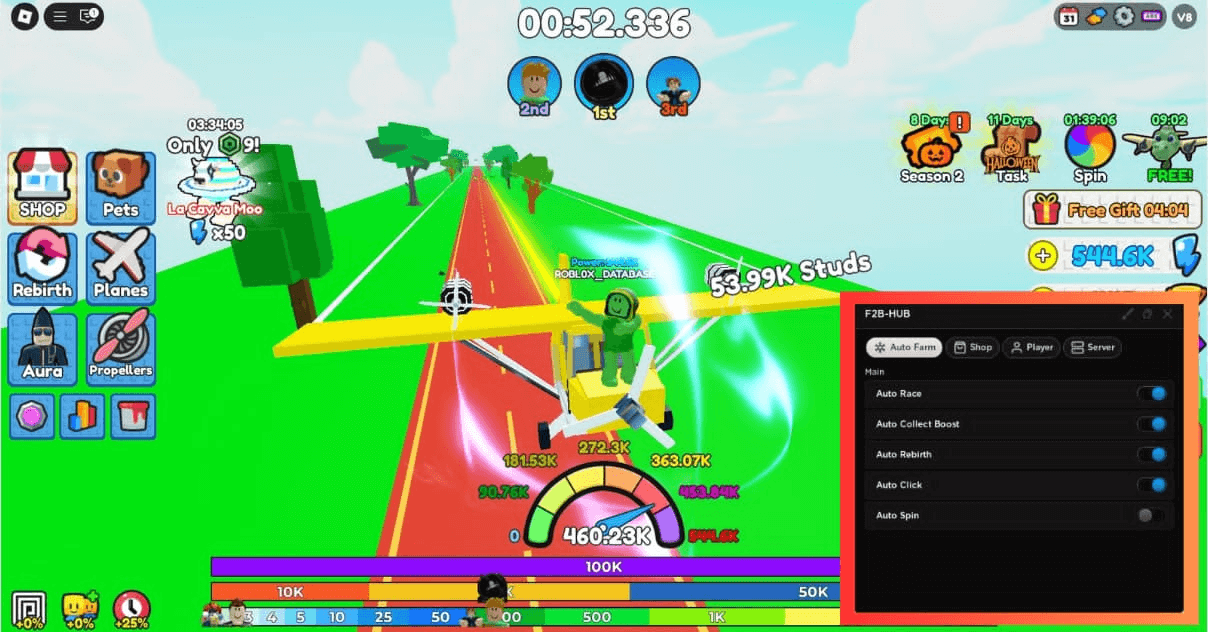 Roblox IDLE Scripts 2026 Plane Race With 99 Propellers Script 