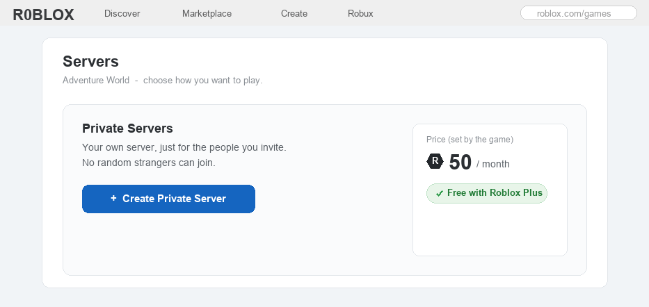 How To Make A Private Server On Roblox Roblox Database How To Make A Private Server On Roblox 