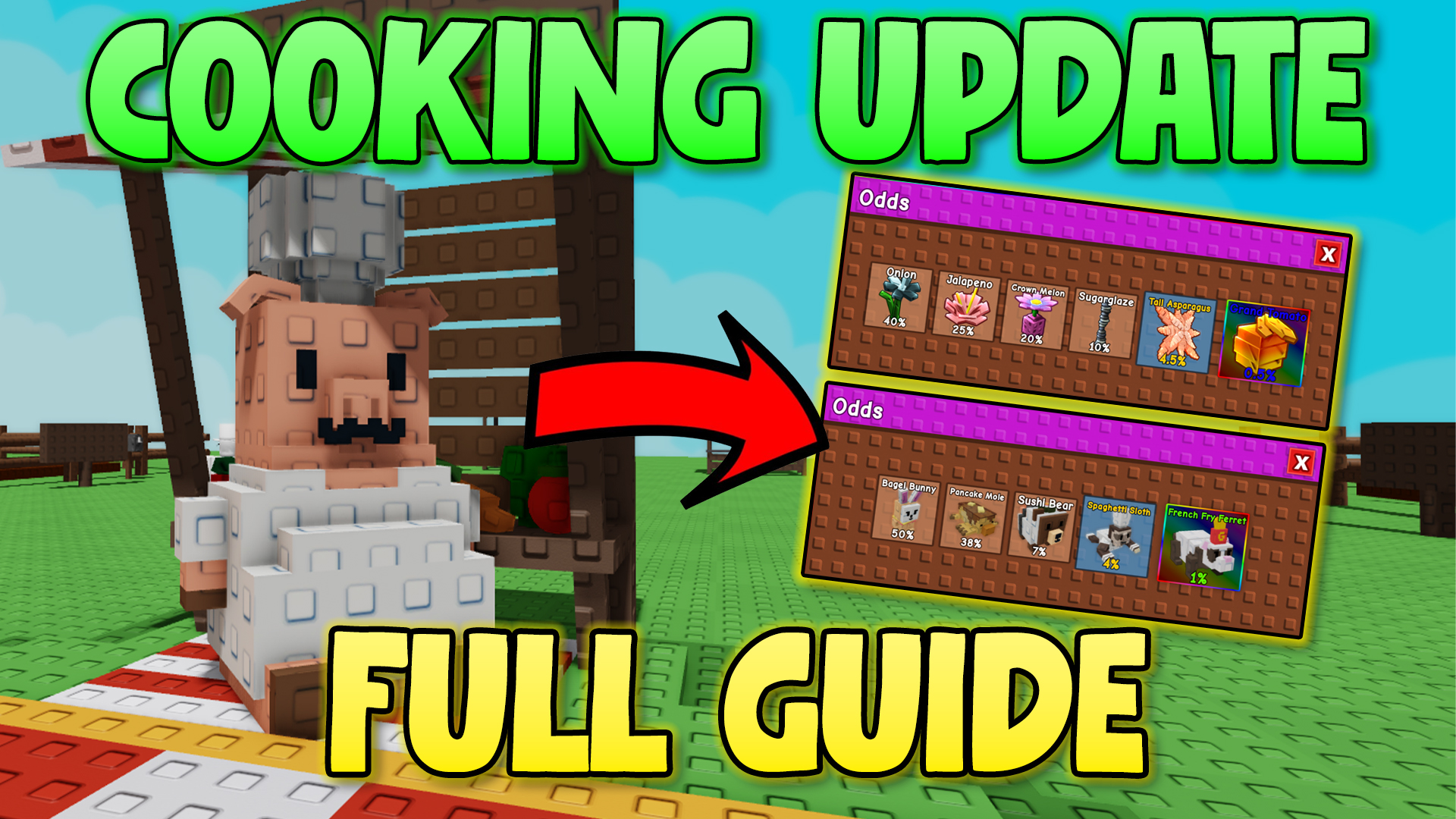 Cooking Update banner
