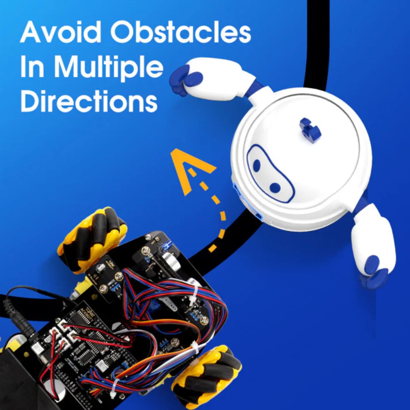 Acebott Qd001 Esp32 4wd Smart Robot Car Kit For Arduino Robocraze