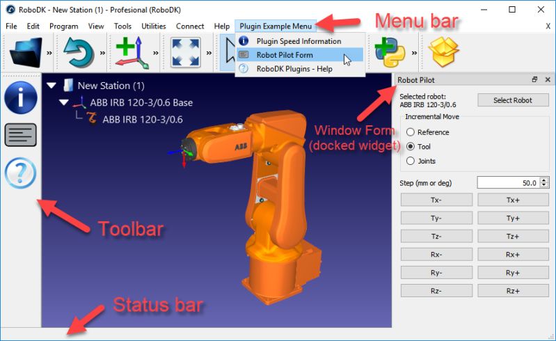 Robodk Plugin Interface Example Robodk Blog - Gorgeous Mobile Colorful Textures | Free Download