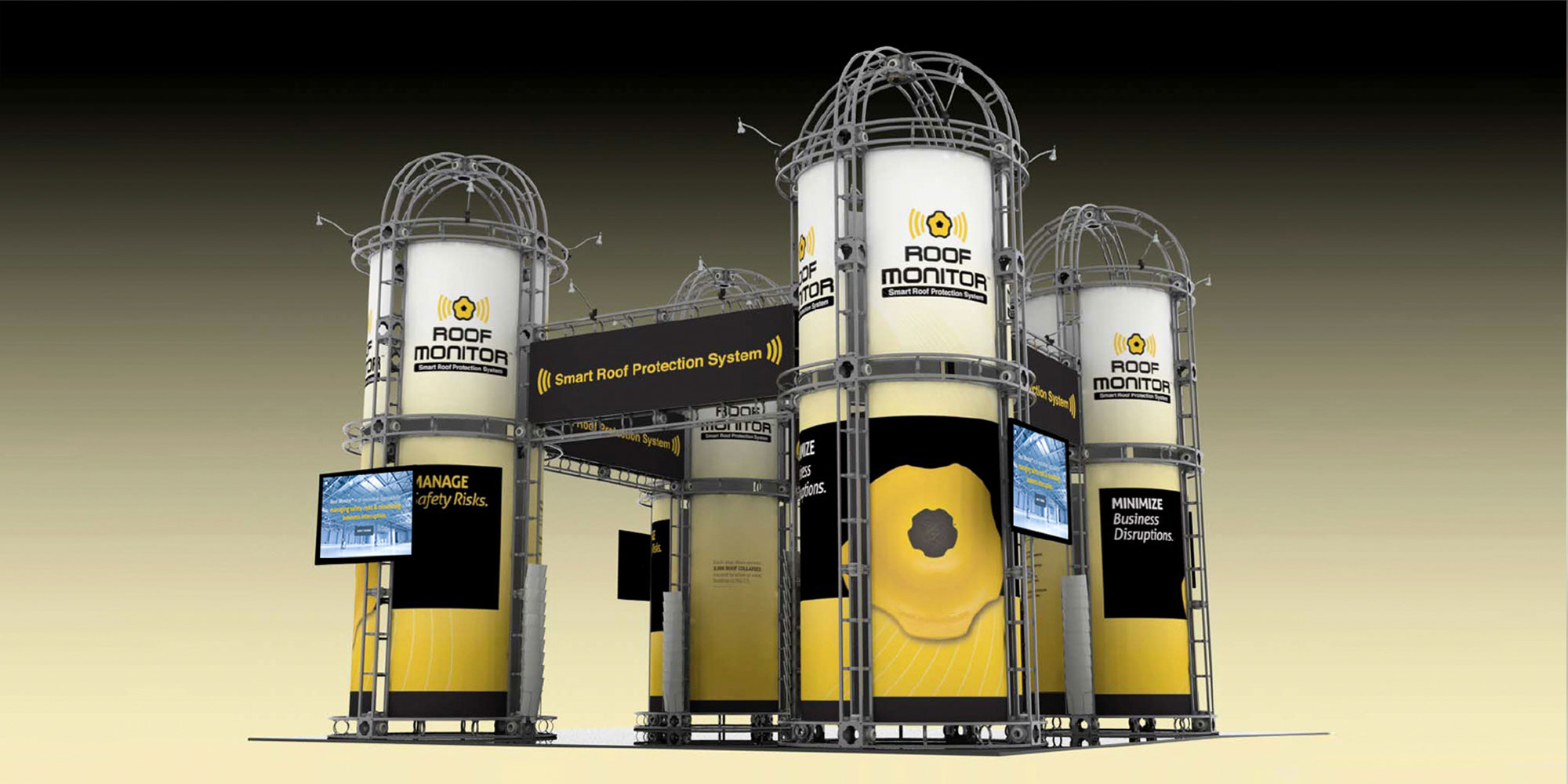 Graphic design and digital campaing for Roof Monitoring product launch