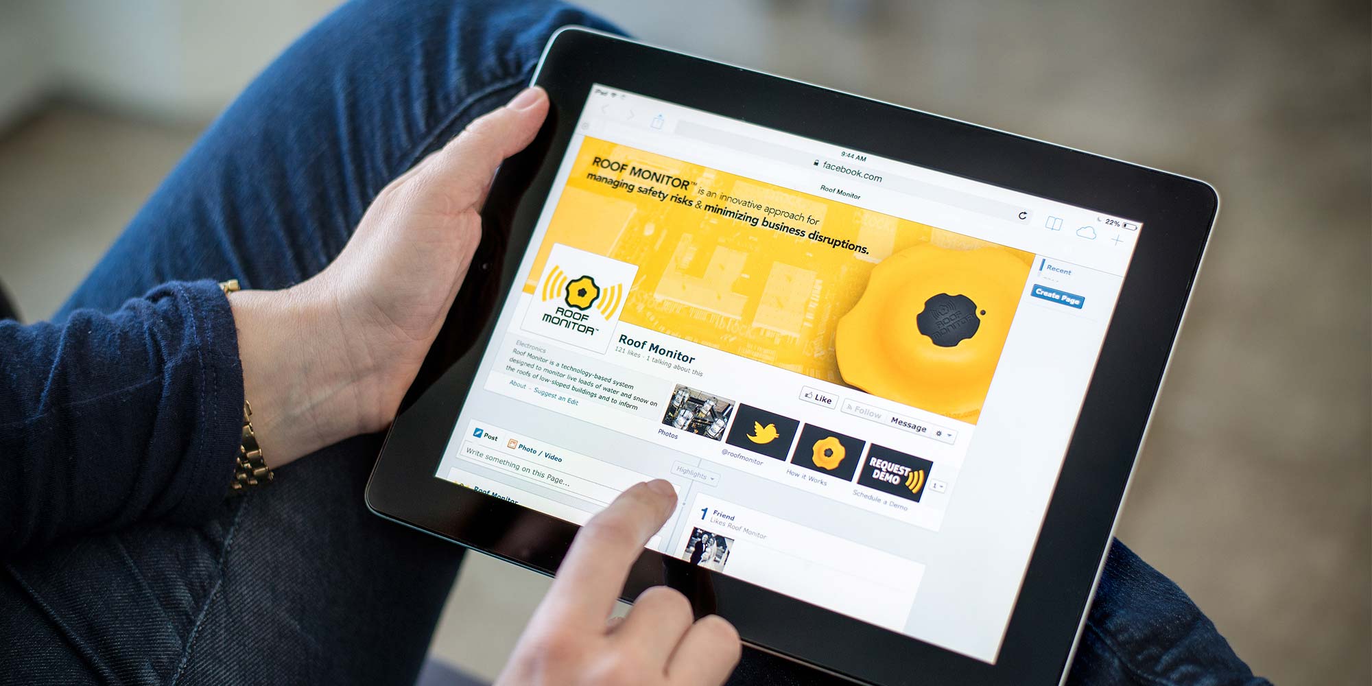 Robot Creative provides graphic design for website and social media platforms to promote product launch