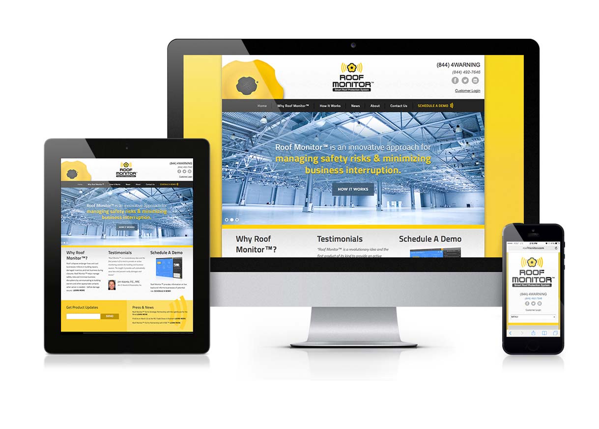 Robot Creative provides graphic design for website and social media platforms to promote product launch