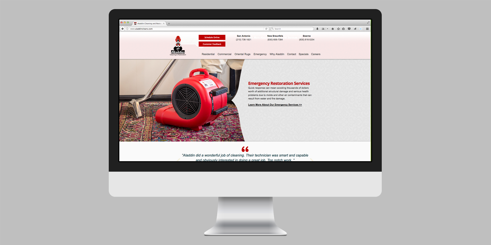Custom website design and brand development by Robot Creative