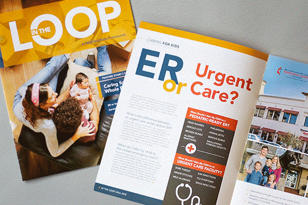 Custom print design for Hospital Marketing by Branding and Design Agency, Robot Creative