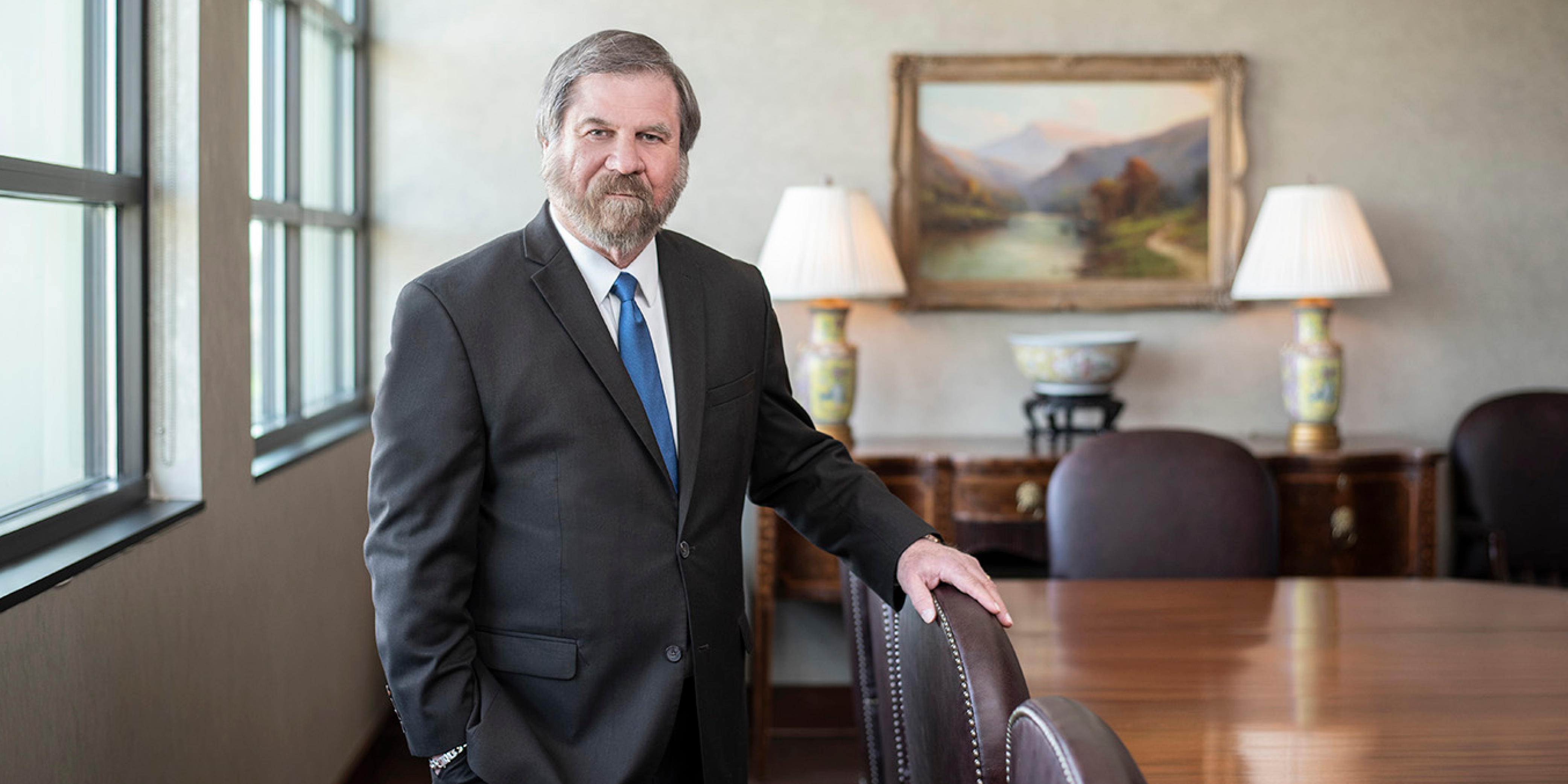 Custom headshot photography for attorney web design.