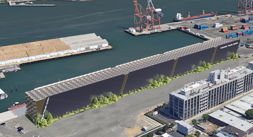 Sample Robotic Parking Facade