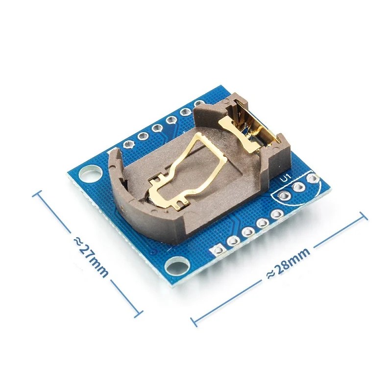 Tiny RTC Real Time Clock DS1307 I2C IC Module- 12