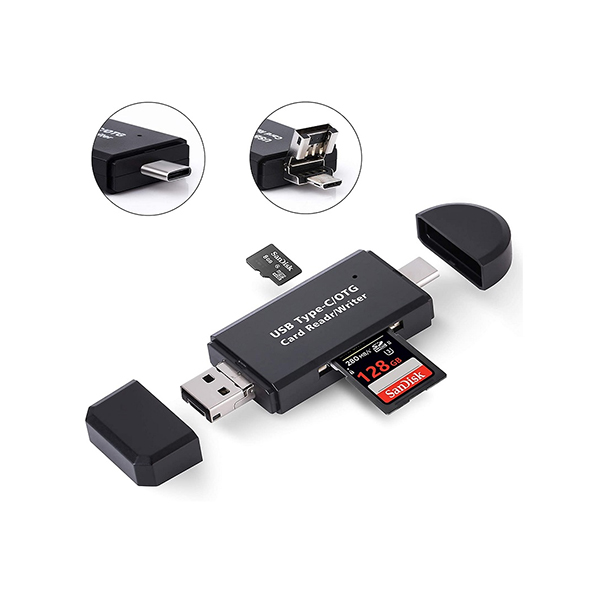 3in1 USB TypeC/OTG Card Reader RoboticsDNA