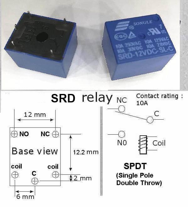12V Relay Module Single Channel (LOW LEVEL) RoboticsDNA