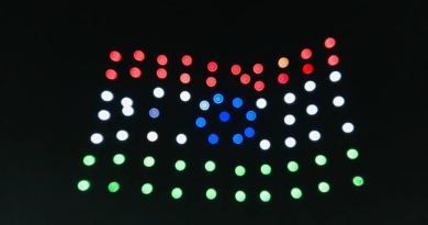 Drone Federation of India organizes drone light show at IIT Delhi