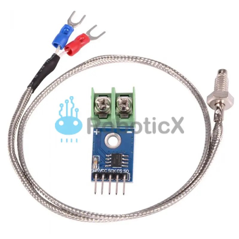 MAX6675 Module with K Type Thermocouple Sensor RoboticX