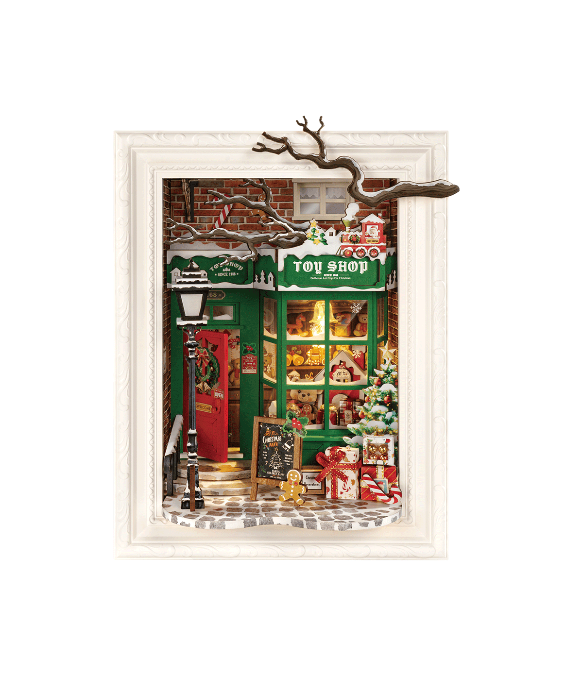 Rolife Santa's Toy Shop DIY Picture Frame Kit DP006