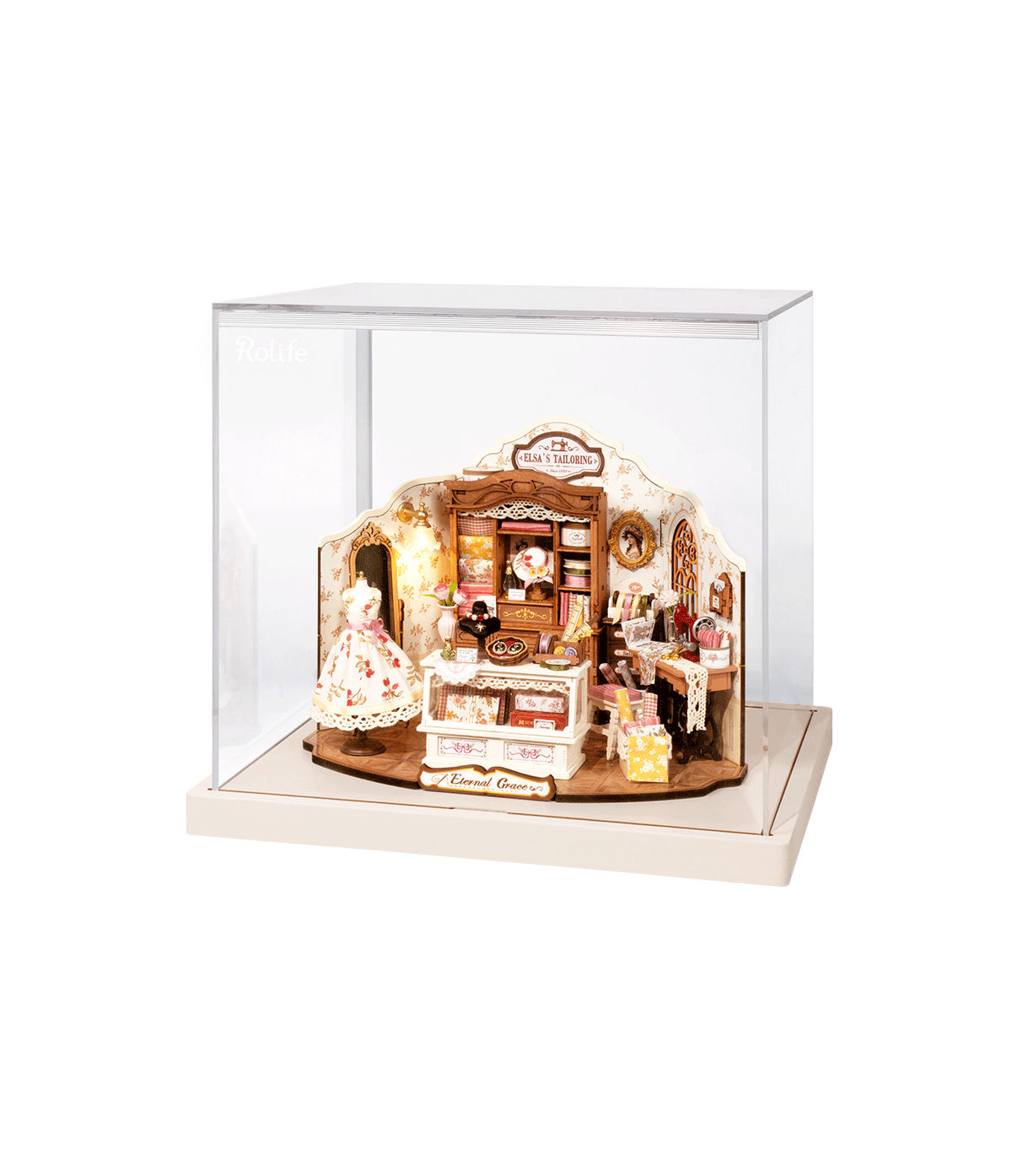Rolife Elsa's Tailoring Display Showcase DG178Z