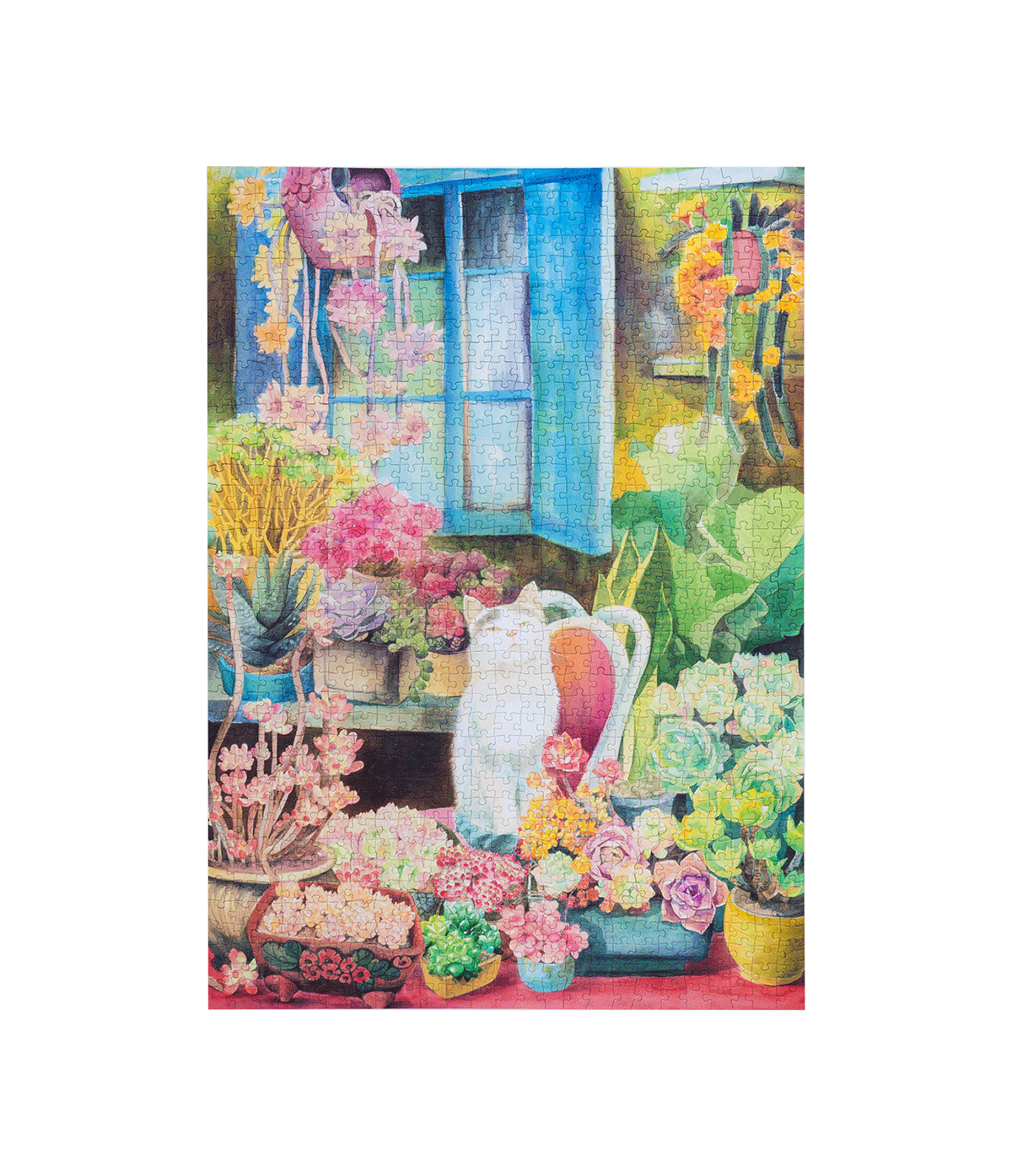 Rowood Cat's Plant Yard 1000 Piece Jigsaw Puzzle PT012