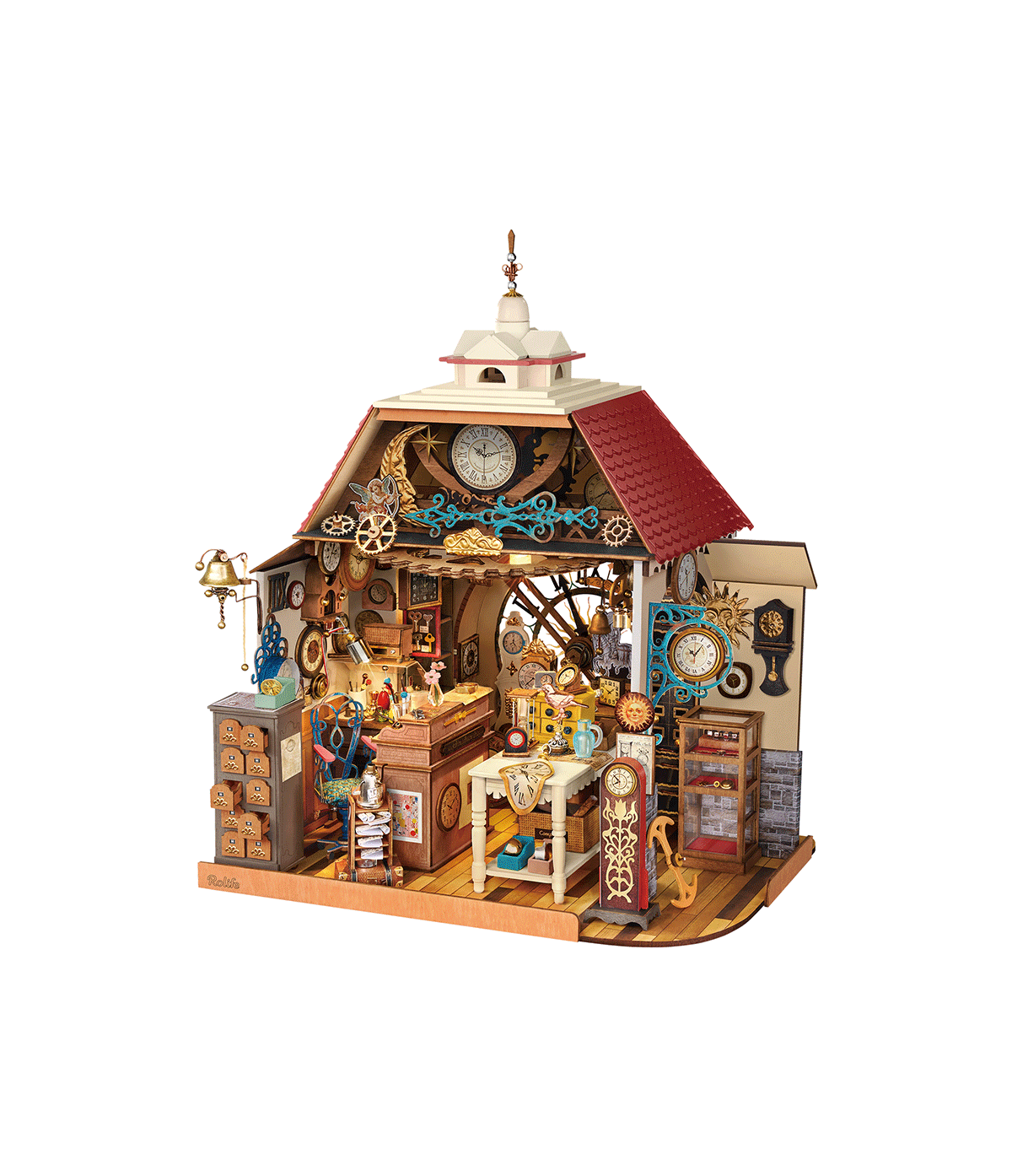 Rolife Clockwise Clocks DIY Miniature House DH104