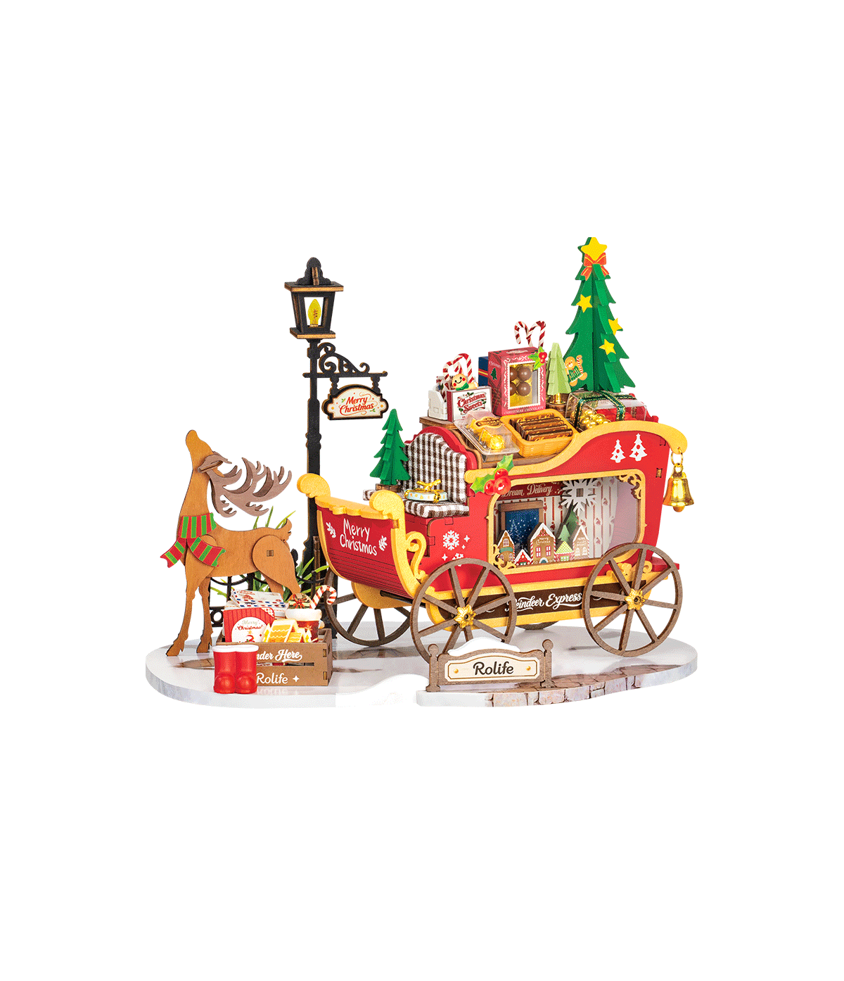 Rolife Reindeer Express DIY Miniature House DS059