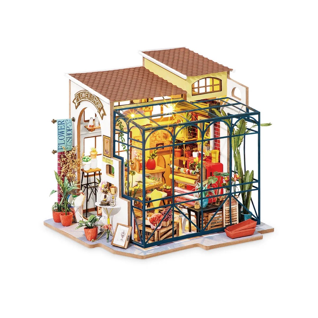 Floraria lui Emily - Casuta in Miniatura DIY 3D - 206 Piese