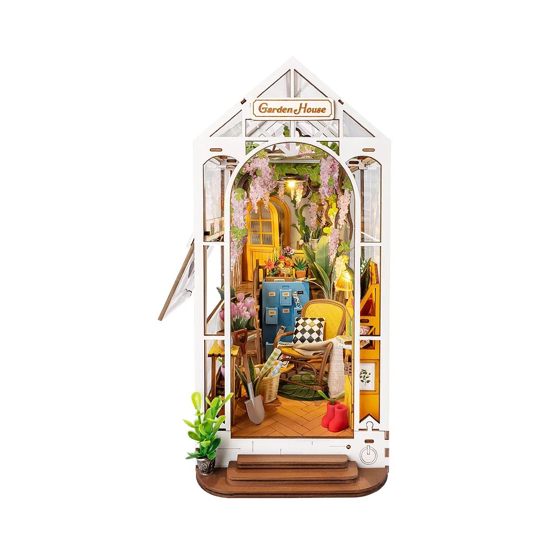 Holiday Garden House - Diorama Pentru Biblioteca - Kit Do It Yourself - 176 Piese