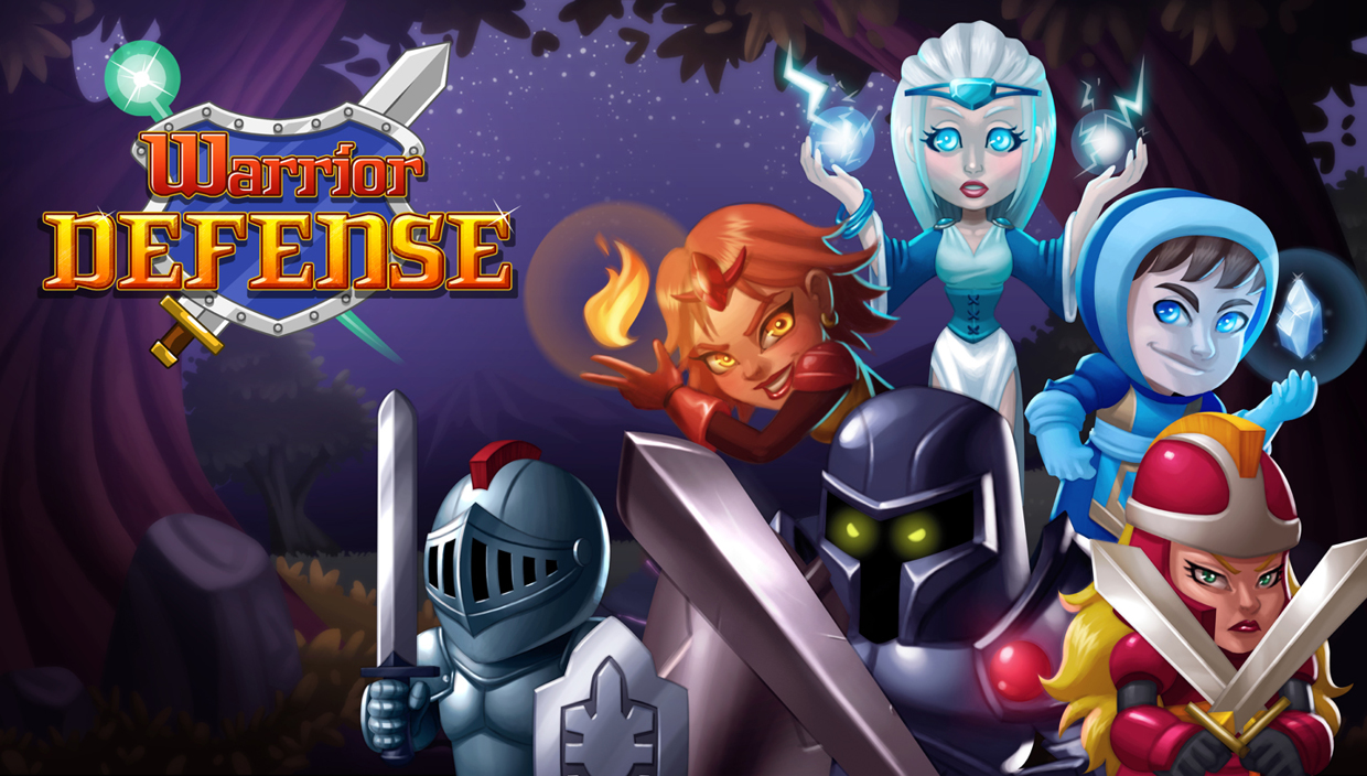 Warrior Defense characters and logo by Shelly Soneja