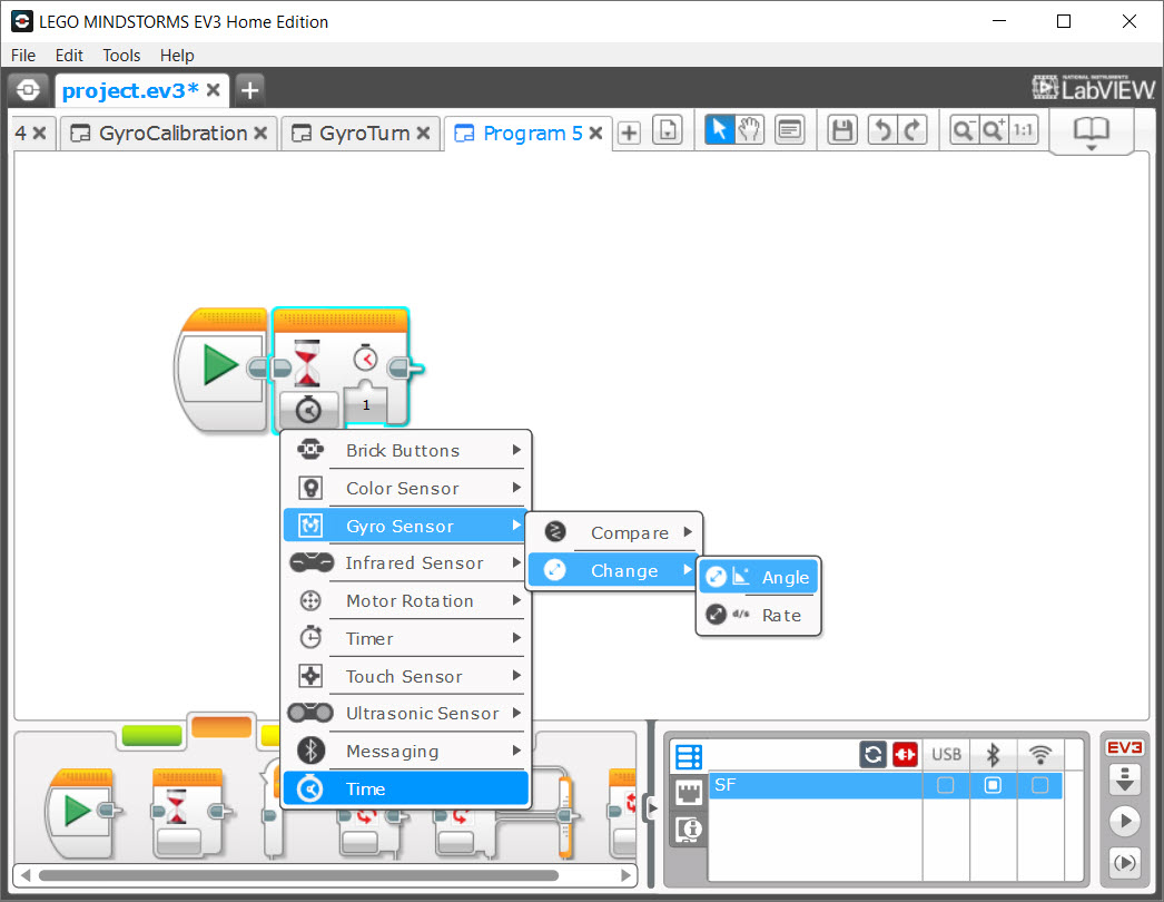 Inspiring Mindstorms EV3 Programming for FLL Part 4 Reusable EV3 Gyro