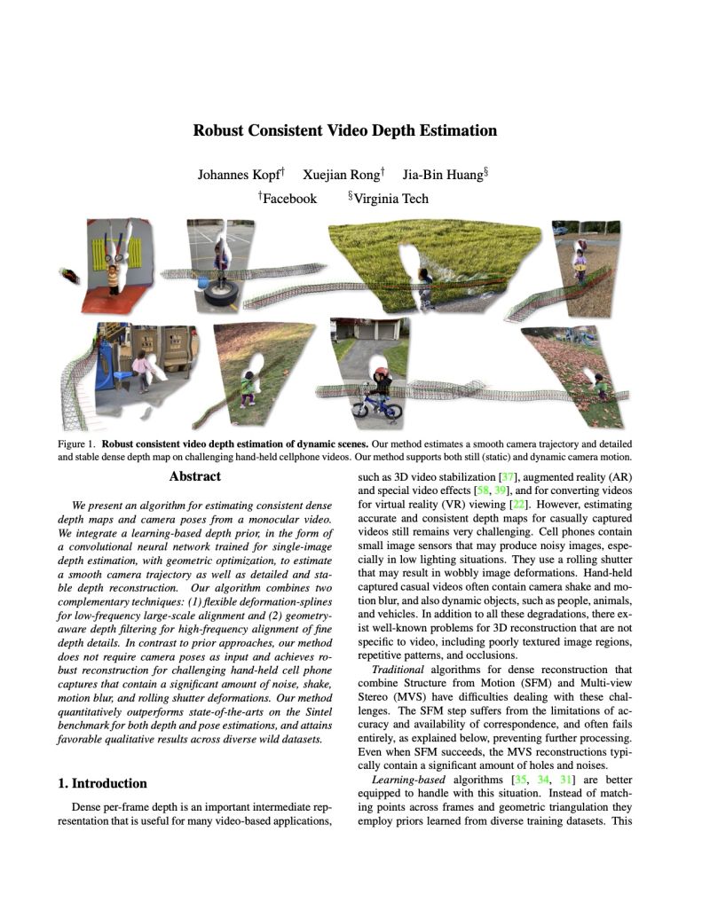 Github Facebookresearch Robust Cvd Robust Consistent Video Depth Estimation - Colorful Picture Collection - Retina Quality