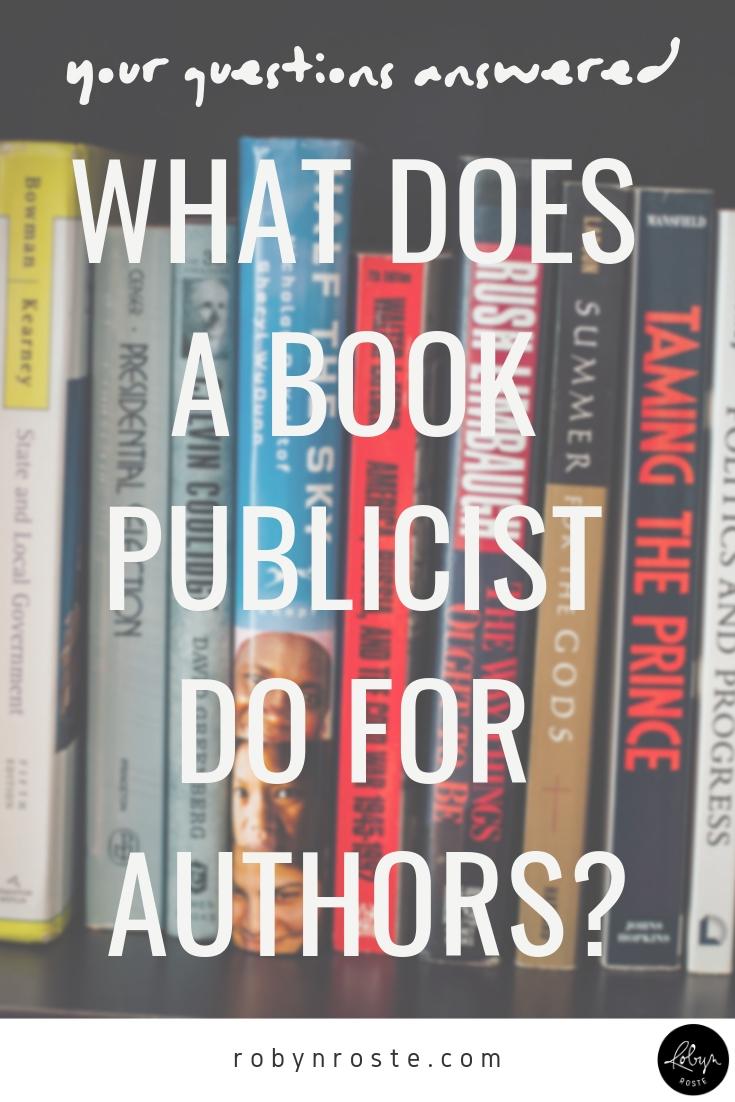 What does a book publicist do? It's a common question. In general, it is a broad name for a person who has direct and indirect influence on book sales.