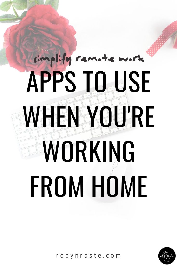 When you're thrust into working from home it may seem like a big learning curve. But with the right tools and apps your remote work experience can be just like working in the office. Or not, the choice is yours. But it's nice to have options.