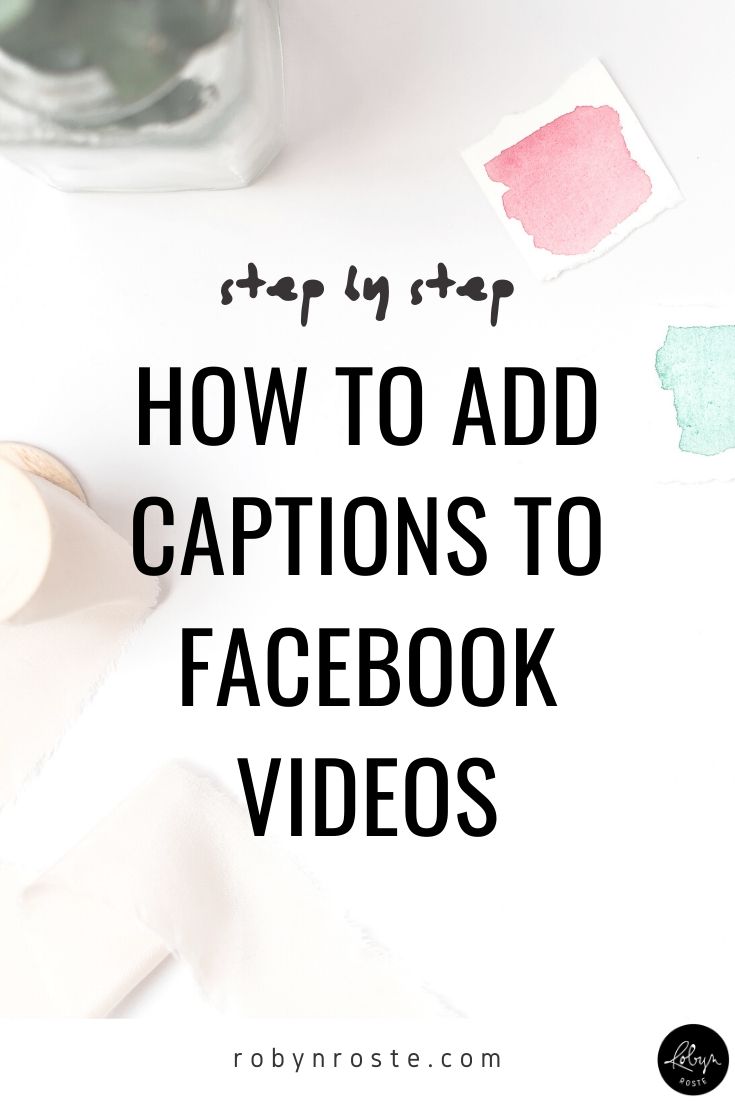 Subtitles. Words. Closed captions. How do people add captions to Facebook videos? I wondered the same thing, is adding captions to Facebook videos some sort of magic I wasn't privy to, or perhaps a paid feature for rich people? Well, it turns out there's one easy way to add captions and I'm here to blow your mind. Maybe.