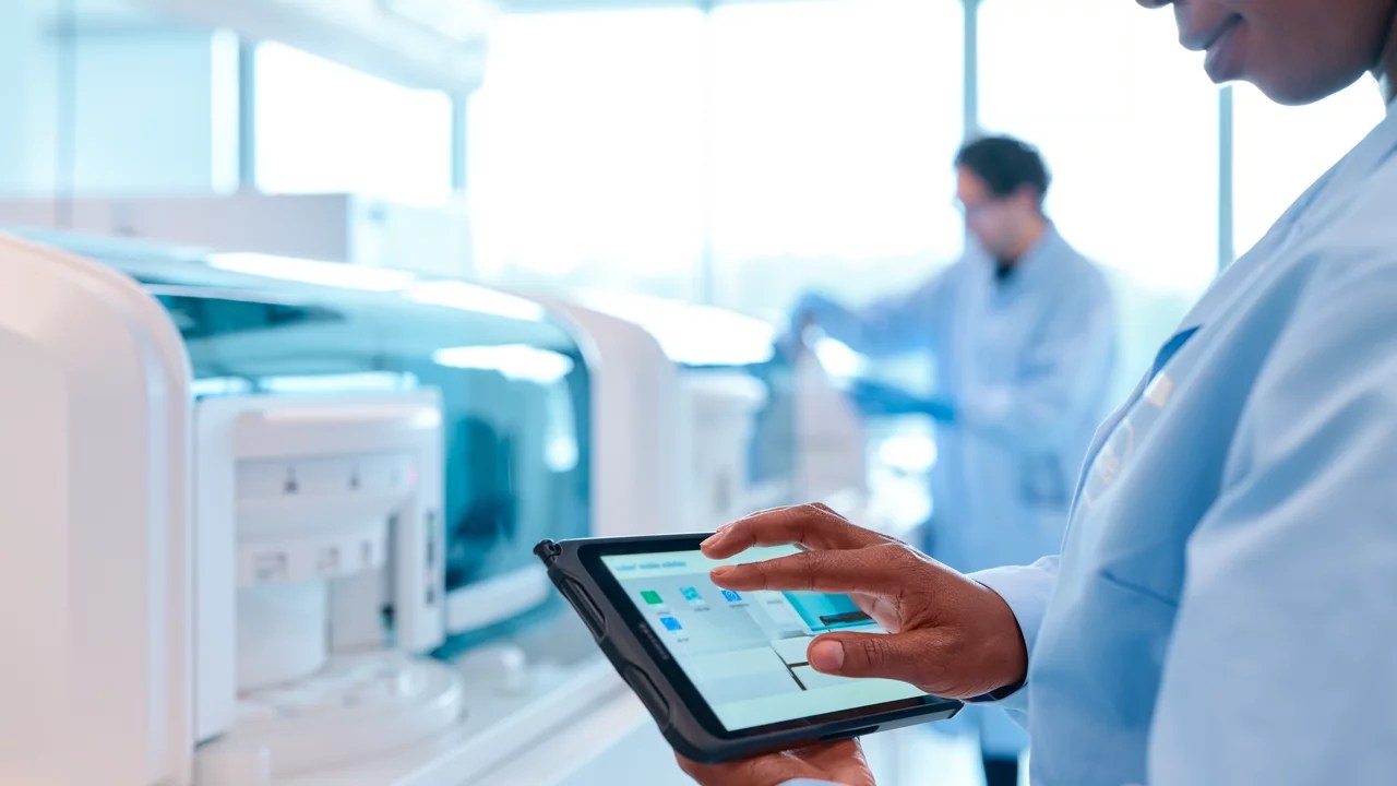 Digital Solutions For Core Laboratories - Beautiful City Pattern - Mobile