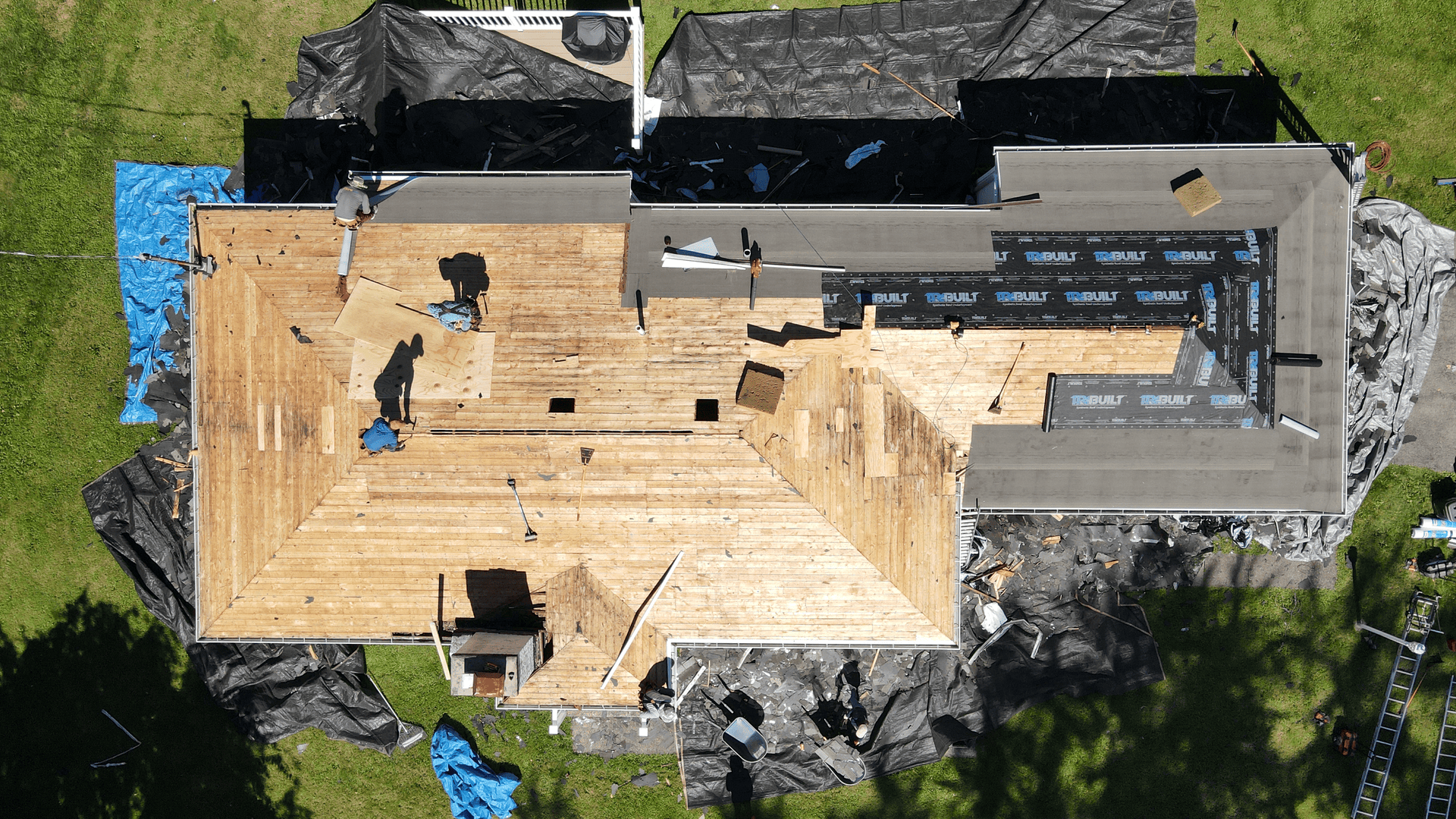 Roof replacement tear off in Rochester NY