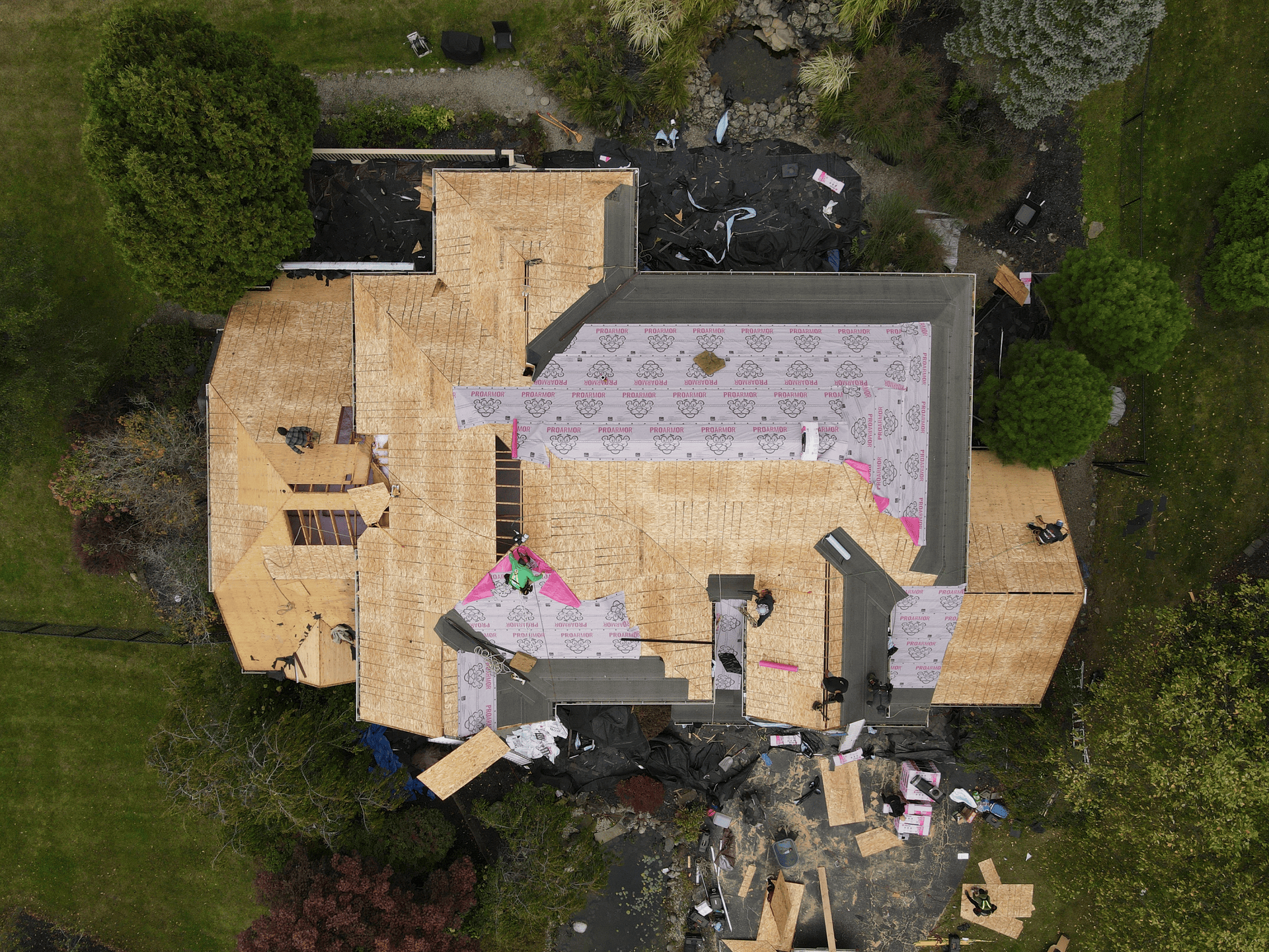 Roof Replacement with Underlayment