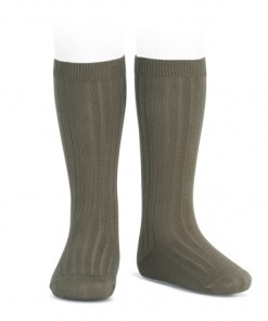 Calcetines Cóndor altos canalé VISÓN