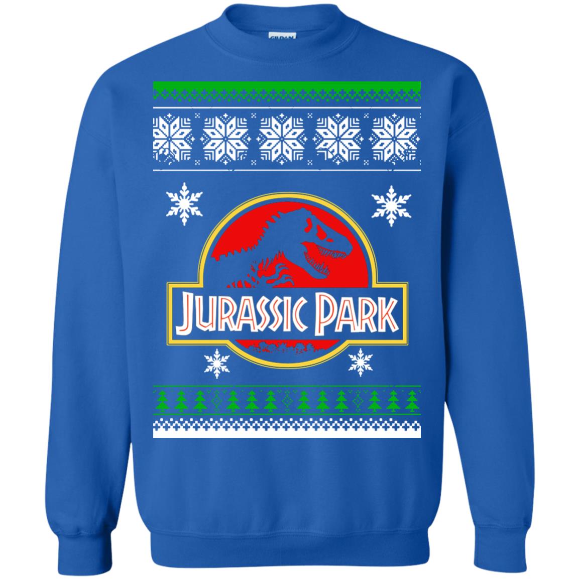 Jurassic Park Ugly Sweater Jurassic Park Ugly Sweater, Christmas