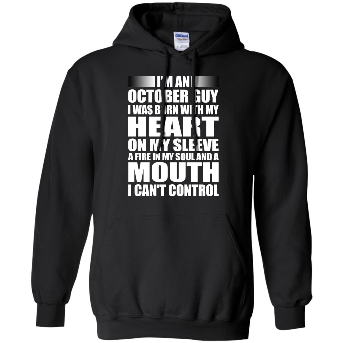 I'm an October guy I was born with my heart on my sleeve shirt, hoodie,  tank - Rockatee