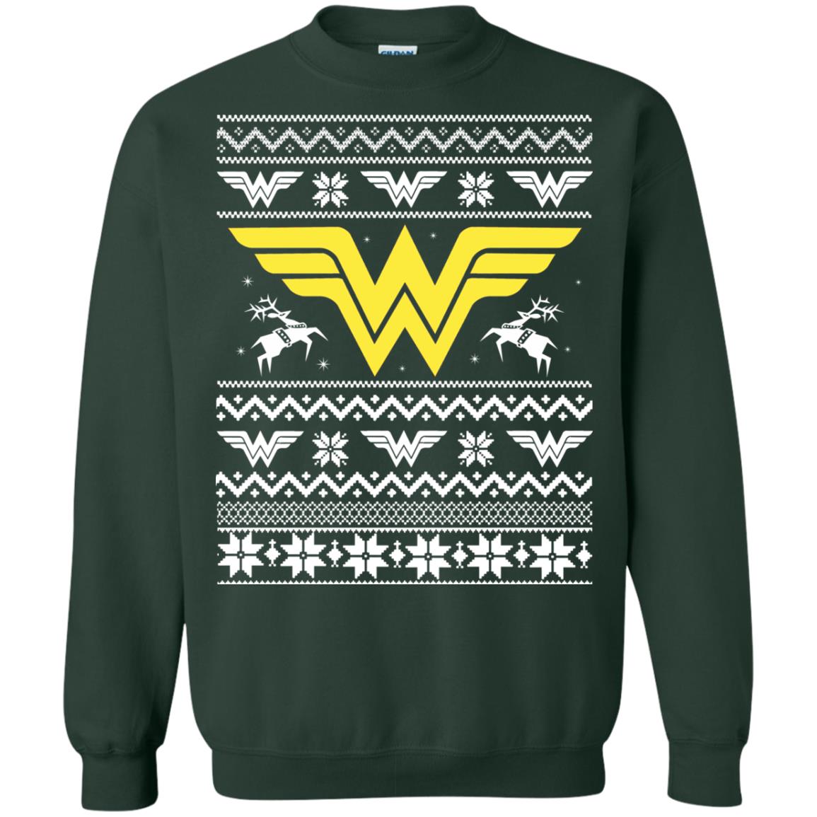 Wonder Woman Christmas Ugly Sweater, Hoodie - Rockatee
